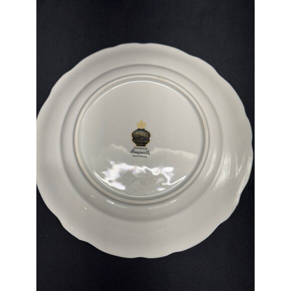 Vintage Gloria Fine Porcelain Bayreuth 10" Dinner Plate – West Germany – Floral - Picture 4 of 11